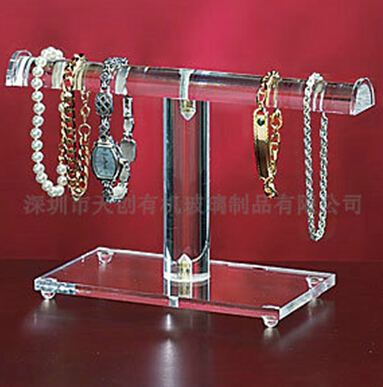 【有機(jī)玻璃項(xiàng)鏈展示架】的展現(xiàn)了項(xiàng)鏈的！